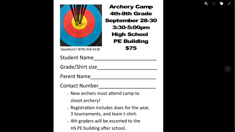 Archery Camp 2022