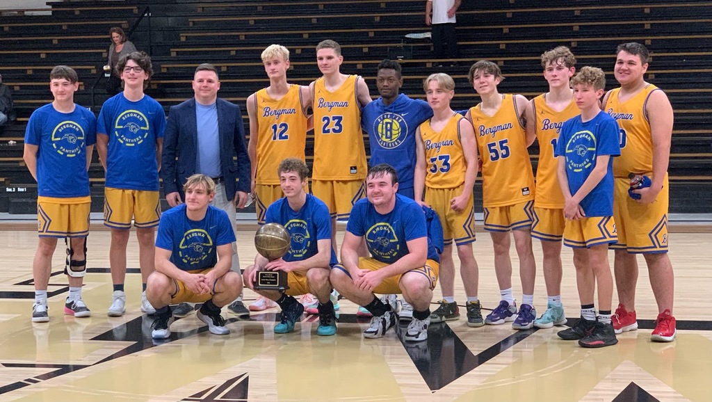 Congratulations Panthers! 💙💛🏀🏆 West Fork Sr Boys Tournament 2021 Winners